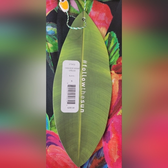 FARM Rio Cashew Wrap Kimono Dress #780 Size S - Picture 10 of 13